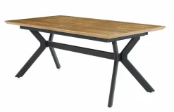 Esstisch ausziehbar beigeschwarz