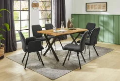 Esstisch ausziehbar braun