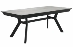 Esstisch ausziehbar grau