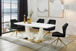 Esstisch ausziehbar weiß