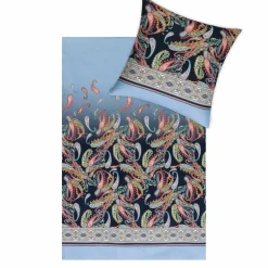 Estella Mako-Interl.-Jersey-Bettwäsche blau