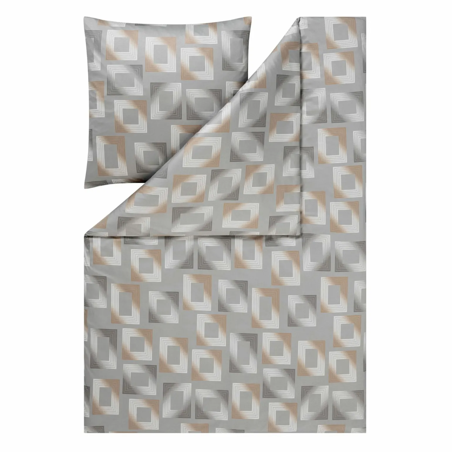 Estella Mako-Interl.-Jersey-Bettwäsche grau