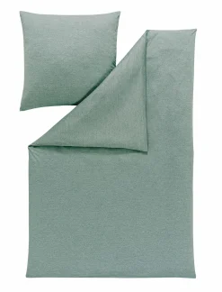 Estella Mako-Interl.-Jersey-Bettwäsche grün
