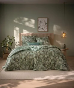 Estella Mako-Interl.-Jersey-Bettwäsche grün