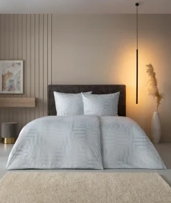 Estella Mako-Interl.-Jersey-Bettwäsche grau