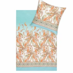 Estella Mako-Interl.-Jersey-Bettwäsche blau