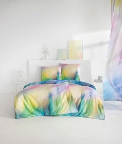 Estella Mako-Satin-Bettwäsche mehrfarbig