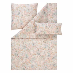 Estella Mako-Satin-Bettwäsche orange