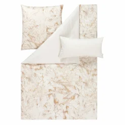 Estella Mako-Satin-Bettwäsche beige