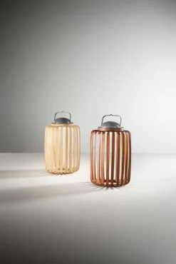 Fabas Luce LED-Akku-Laterne 1flg braun