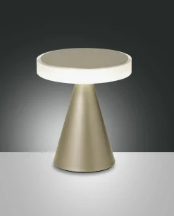 Fabas Luce LED-Tischleuchte 1flg goldfarben