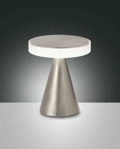 Fabas Luce LED-Tischleuchte 1flg silberfarben