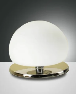 Fabas Luce Tischleuchte 1flg silberfarben