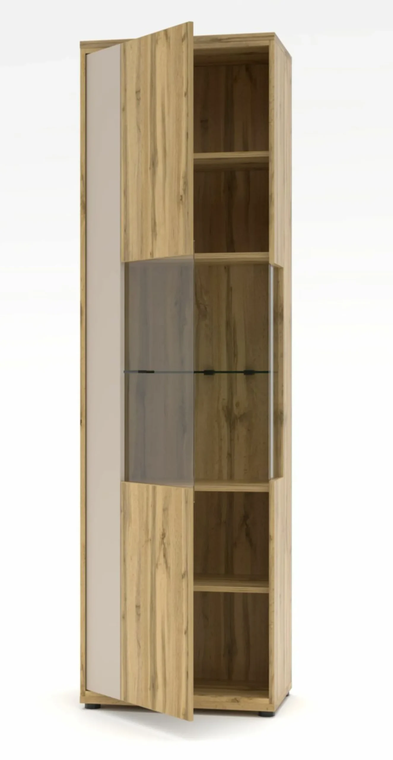 FAKTA Wohnwand braun