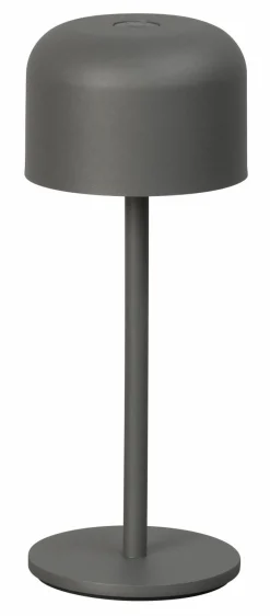 FH Lighting LED-Akku-Tischleuchte 1flg grau