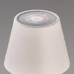 FH Lighting LED-Akku-Tischleuchte 1flg weiß