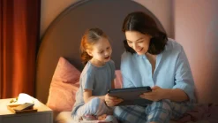 FH Lighting Tischleuchte 1flg weiß