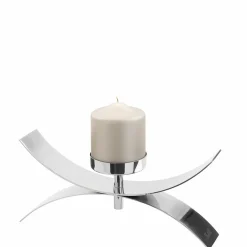 Fink Kerzenleuchter 28cm silberfarben