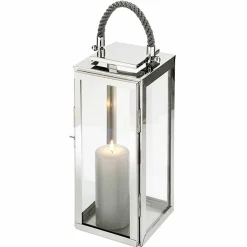 Fink Laterne 43cm grau