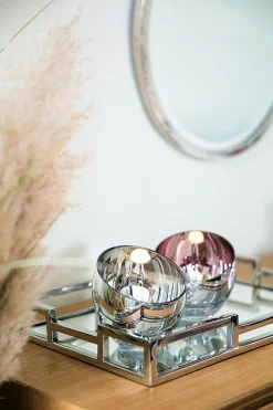 Fink Teelichthalter 11cm goldfarben