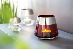 Fink Teelichthalter 15cm rot