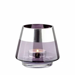 Fink Teelichthalter 11cm violett
