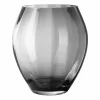 Fink Vase/Windlicht 31,5cm grau