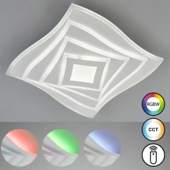 Fischer & Honsel LED-Deckenleuchte 2flg weiß