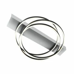 Fischer & Honsel LED-Deckenleuchte 1flg silberfarben