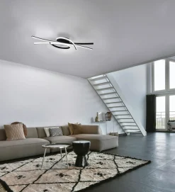 Fischer & Honsel LED-Deckenleuchte 1flg silberfarben