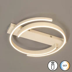 Fischer & Honsel LED-Deckenleuchte 1flg braun