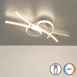 Fischer & Honsel LED-Deckenleuchte 1flg braun