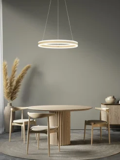 Fischer & Honsel LED-Pendelleuchte 1flg braun