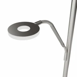 Fischer & Honsel LED-Stehleuchte 2flg silberfarben