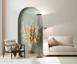 Fischer & Honsel LED-Stehleuchte 2flg schwarz