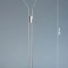 Fischer & Honsel LED-Stehleuchte 2flg silberfarben
