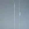 Fischer & Honsel LED-Stehleuchte 1flg silberfarben
