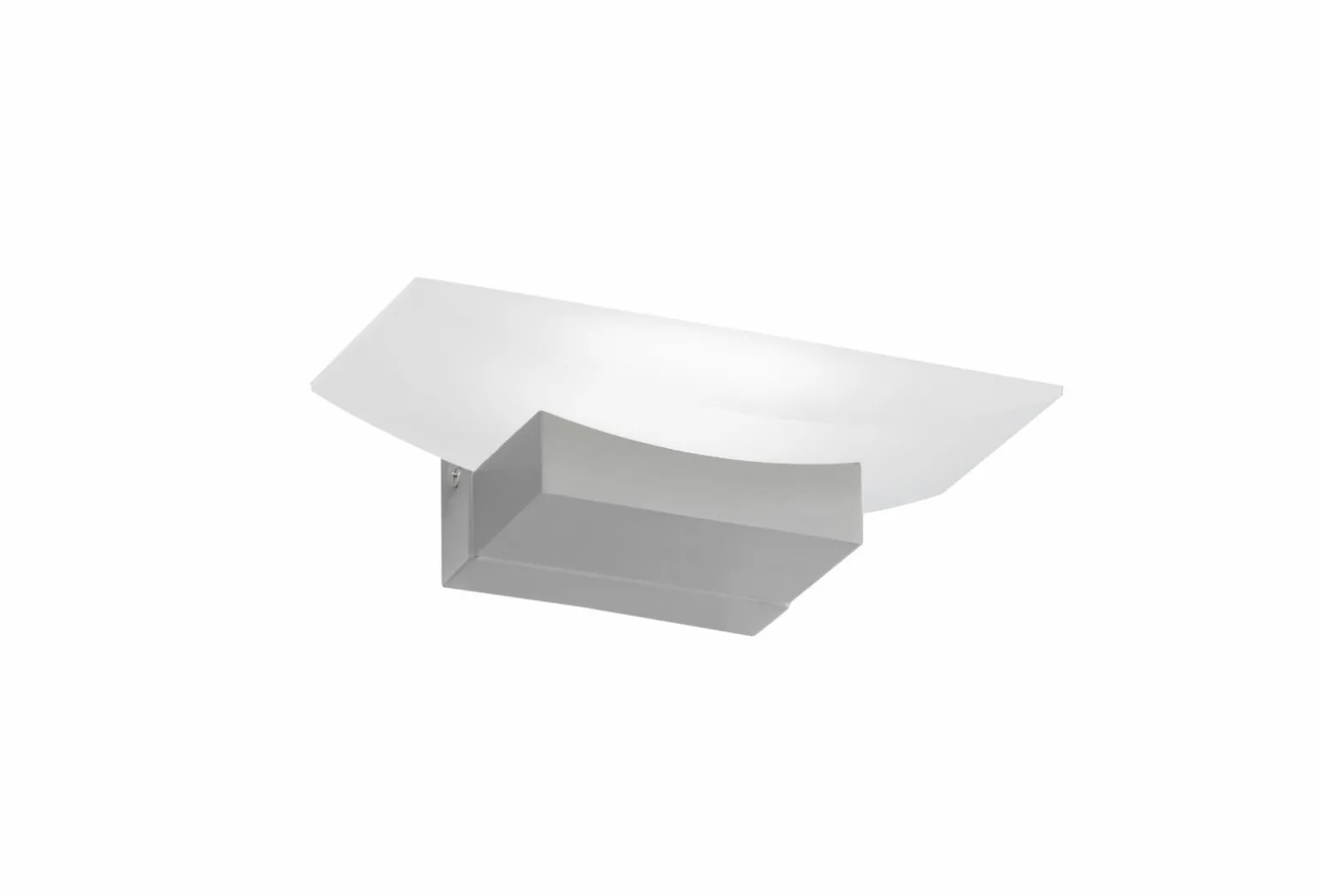 Fischer & Honsel LED-Wandleuchte 1flg silberfarben