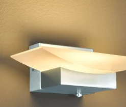 Fischer & Honsel LED-Wandleuchte 1flg silberfarben