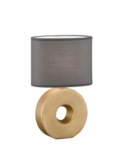 Fischer & Honsel Tischleuchte 1flg goldfarben