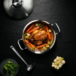 Fissler Bratentopf 20cm silberfarben