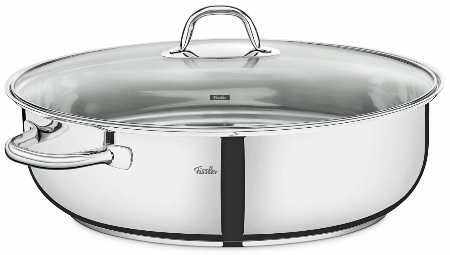 Fissler Bräter oval 38cm silberfarben