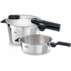 Fissler Schnellkochtopf Set 2tlg. silberfarben