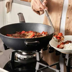 Fissler Stielwok 32cm grau