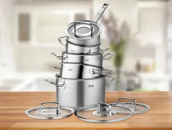 Fissler Topfset 5tlg silberfarben