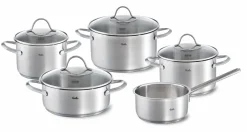 Fissler Topfset 5tlg silberfarben