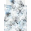 Fleuresse Mako-Satin-Wende-Bettwäsche blau