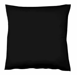 Fleuresse Uni-Satin-Bettwäsche schwarz