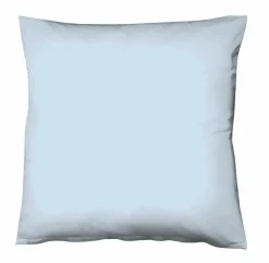 Fleuresse Uni-Satin-Kissenbezug blau