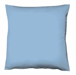 Fleuresse Uni-Satin-Kissenbezug blau
